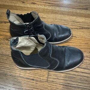 Naturino Black Leather Chukka Boots